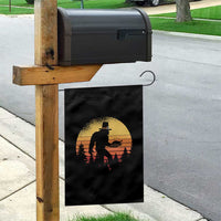 Bigfoot Pilgrim Turkey Pumpkin Thanksgiving Day Garden Flag - Wonder Print Shop