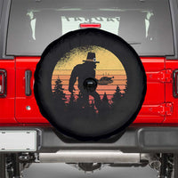 Bigfoot Pilgrim Turkey Pumpkin Thanksgiving Day Spare Tire Cover - Wonder Print Shop