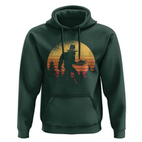 Bigfoot Pilgrim Turkey Pumpkin Thanksgiving Day Hoodie - Wonder Print Shop