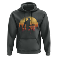 Bigfoot Pilgrim Turkey Pumpkin Thanksgiving Day Hoodie - Wonder Print Shop