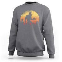 Bigfoot Pilgrim Turkey Pumpkin Thanksgiving Day Sweatshirt - Wonder Print Shop