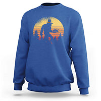 Bigfoot Pilgrim Turkey Pumpkin Thanksgiving Day Sweatshirt - Wonder Print Shop