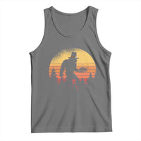 Bigfoot Pilgrim Turkey Pumpkin Thanksgiving Day Tank Top - Wonder Print Shop