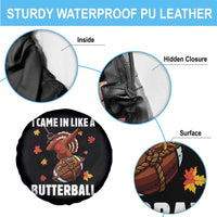 Funny I Came In Like A Butterball Spare Tire Cover Thanksgiving Dabbing Turkey - Wonder Print Shop