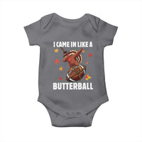Funny I Came In Like A Butterball Baby Onesie Thanksgiving Dabbing Turkey - Wonder Print Shop