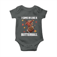 Funny I Came In Like A Butterball Baby Onesie Thanksgiving Dabbing Turkey - Wonder Print Shop