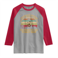 Funny Thanksgiving Day Turkey Drop Raglan Shirt As God Is My Witness I Thought Turkeys Could Fly Vintage Retro - Wonder Print Shop