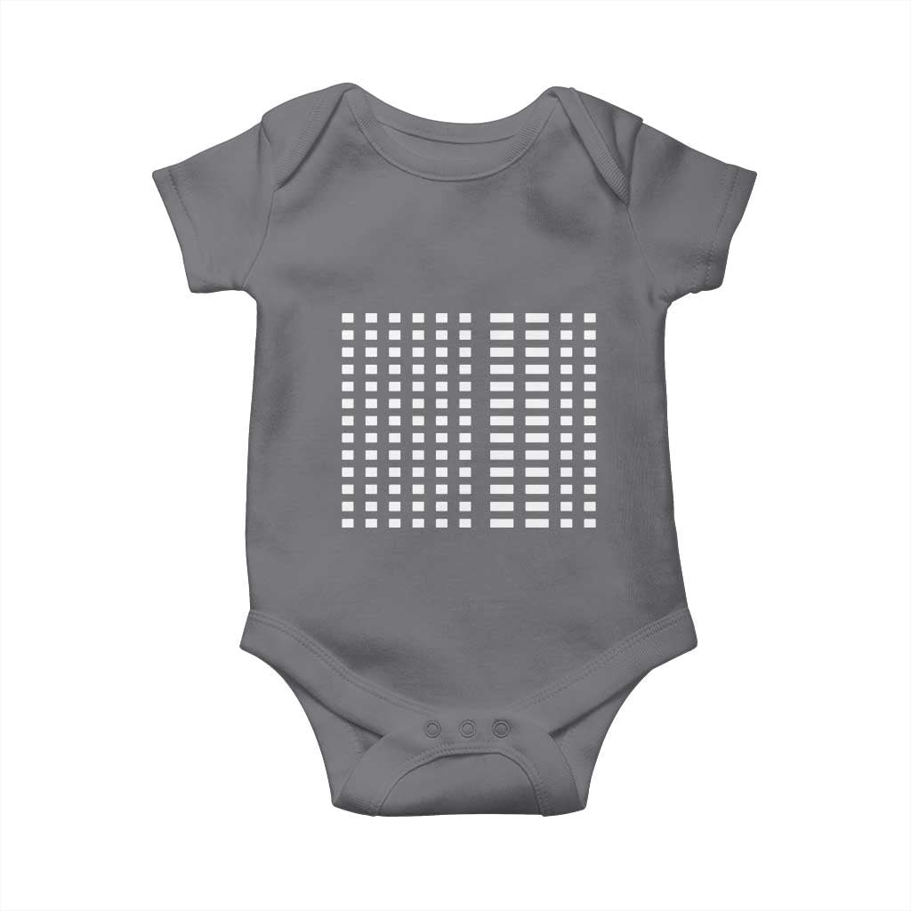 Six Seven 67 Morse Code Baby Onesie Subtle Secret Gen Alpha Meme - Wonder Print Shop
