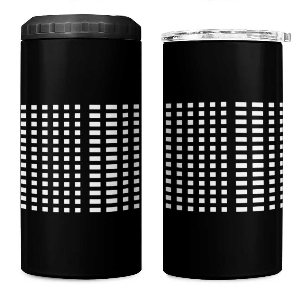 Six Seven 67 Morse Code 4 in 1 Can Cooler Tumbler Subtle Secret Gen Alpha Meme - Wonder Print Shop