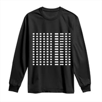 Six Seven 67 Morse Code Long Sleeve Shirt Subtle Secret Gen Alpha Meme - Wonder Print Shop