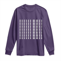 Six Seven 67 Morse Code Long Sleeve Shirt Subtle Secret Gen Alpha Meme - Wonder Print Shop