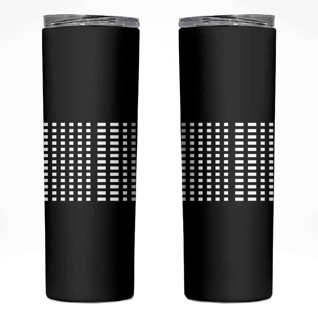 Six Seven 67 Morse Code Skinny Tumbler Subtle Secret Gen Alpha Meme - Wonder Print Shop