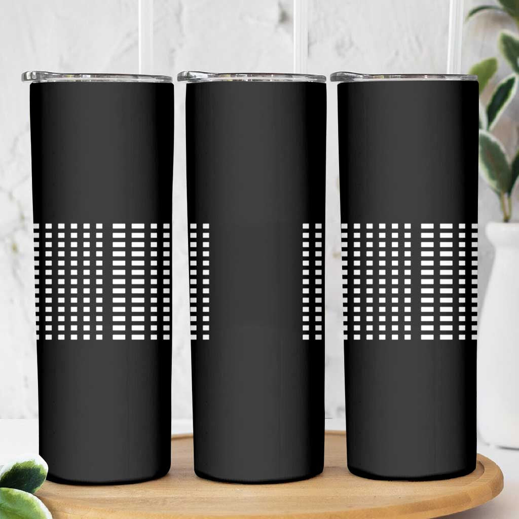 Six Seven 67 Morse Code Skinny Tumbler Subtle Secret Gen Alpha Meme - Wonder Print Shop