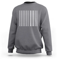 Six Seven 67 Morse Code Sweatshirt Subtle Secret Gen Alpha Meme - Wonder Print Shop