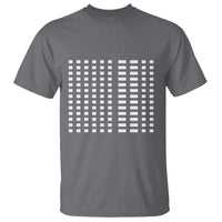 Six Seven 67 Morse Code T Shirt Subtle Secret Gen Alpha Meme - Wonder Print Shop