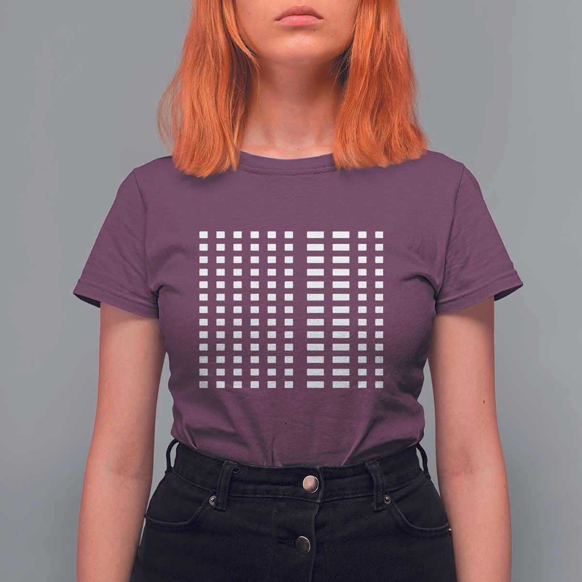 Six Seven 67 Morse Code T Shirt For Women Subtle Secret Gen Alpha Meme - Wonder Print Shop