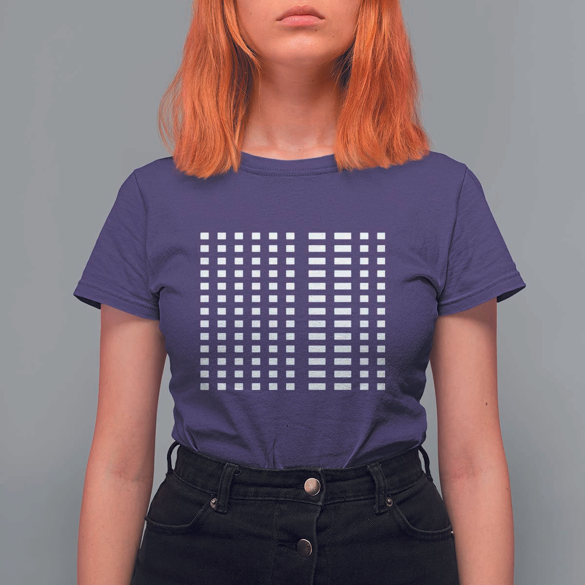 Six Seven 67 Morse Code T Shirt For Women Subtle Secret Gen Alpha Meme - Wonder Print Shop