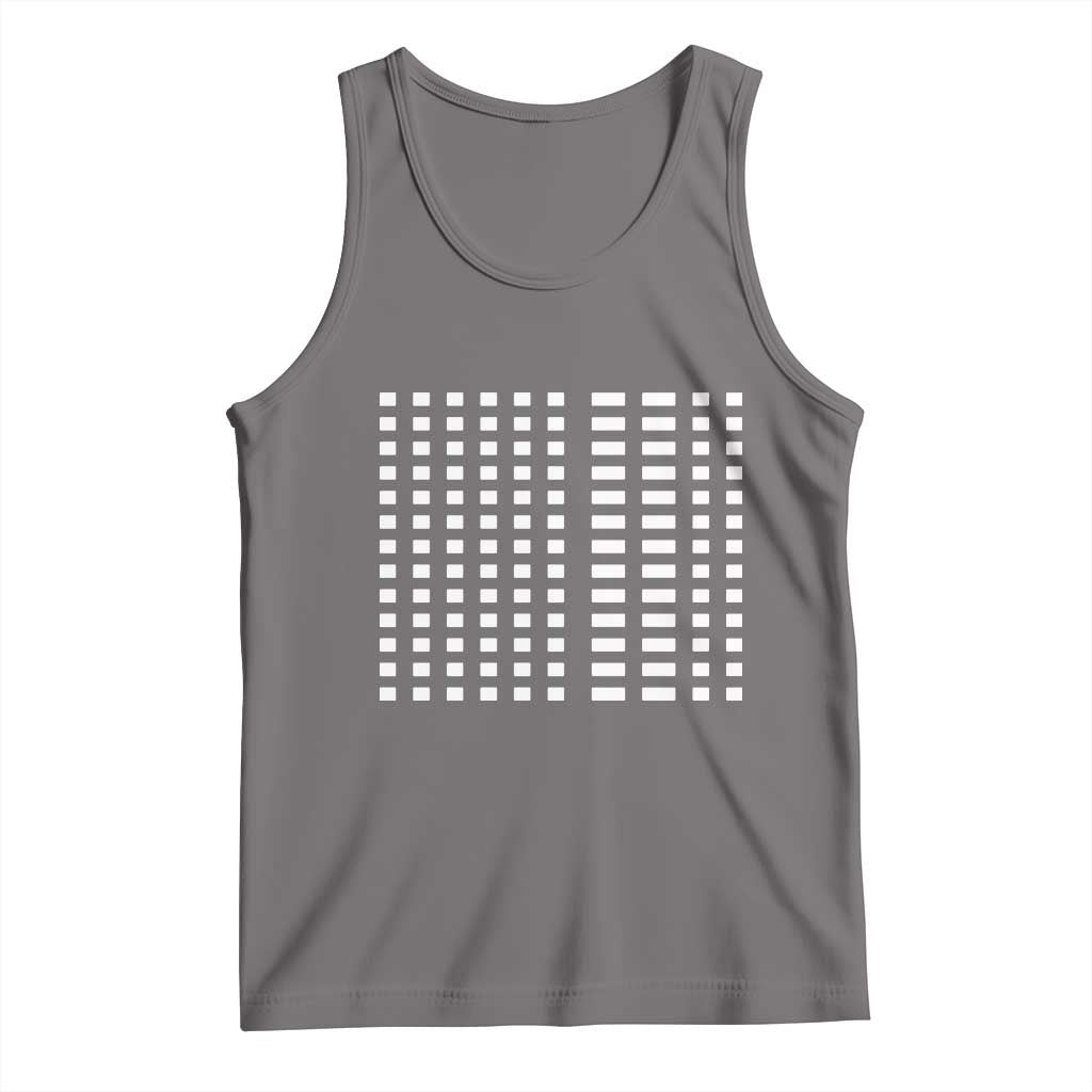 Six Seven 67 Morse Code Tank Top Subtle Secret Gen Alpha Meme - Wonder Print Shop