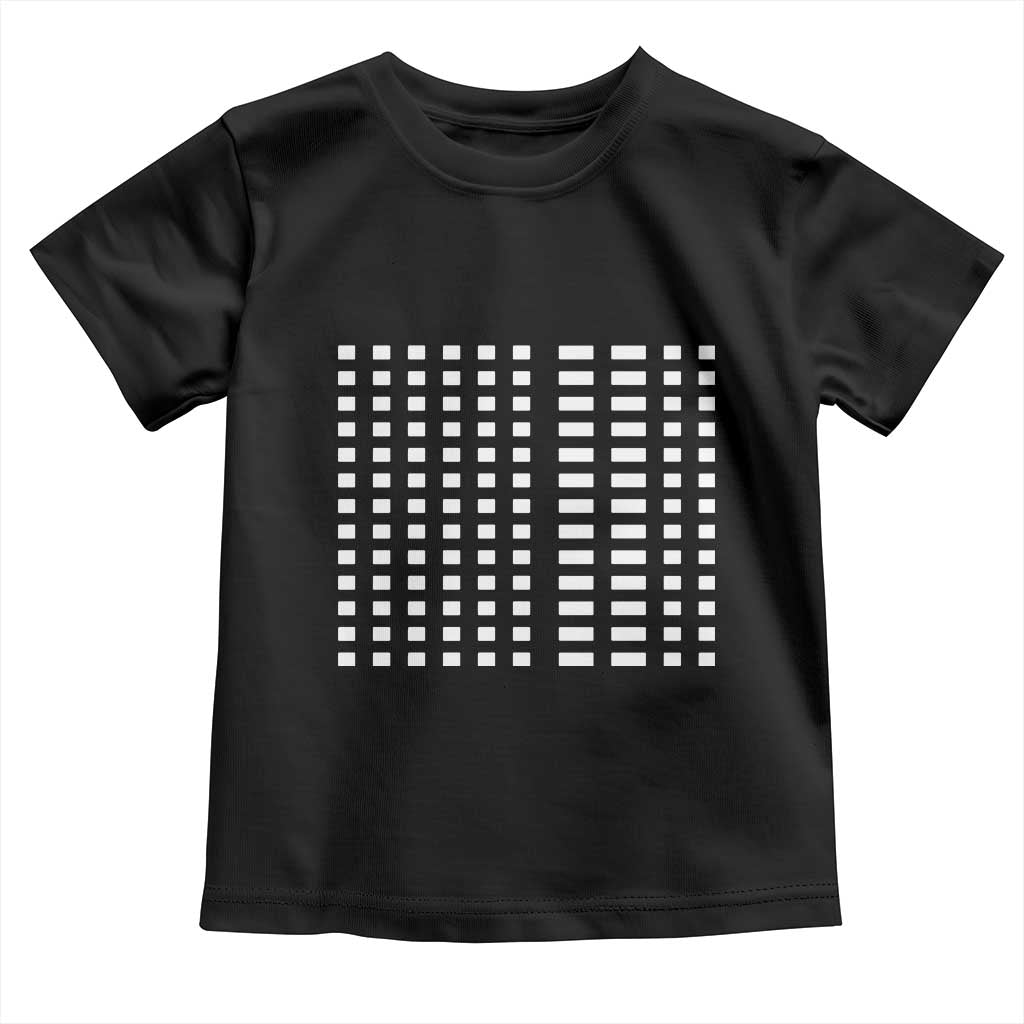 Six Seven 67 Morse Code Toddler T Shirt Subtle Secret Gen Alpha Meme - Wonder Print Shop