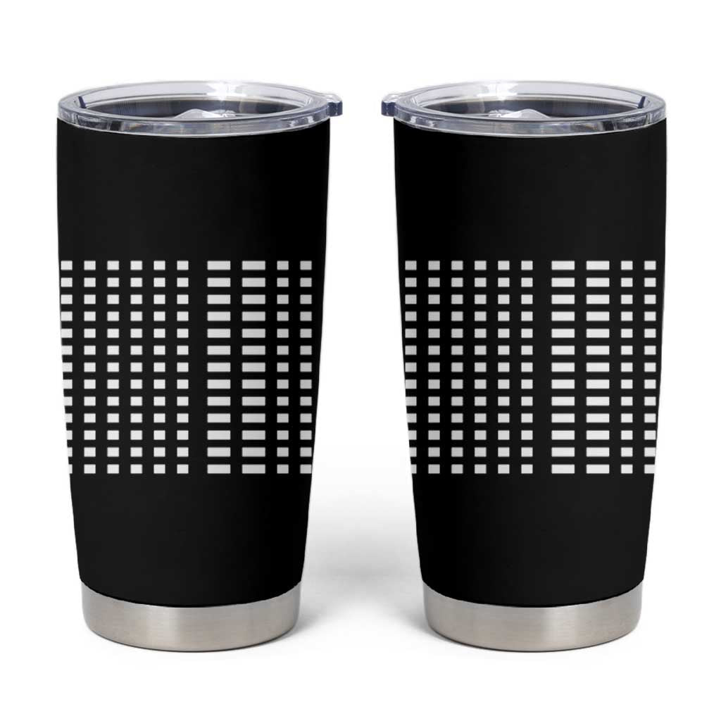 Six Seven 67 Morse Code Tumbler Cup Subtle Secret Gen Alpha Meme - Wonder Print Shop
