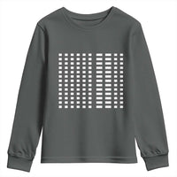 Six Seven 67 Morse Code Youth Sweatshirt Subtle Secret Gen Alpha Meme - Wonder Print Shop