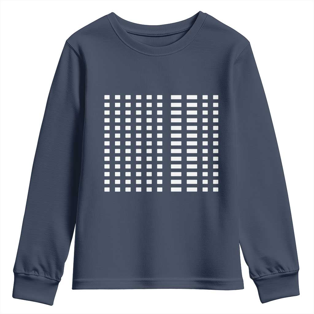 Six Seven 67 Morse Code Youth Sweatshirt Subtle Secret Gen Alpha Meme - Wonder Print Shop