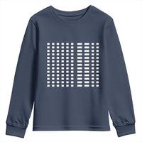 Six Seven 67 Morse Code Youth Sweatshirt Subtle Secret Gen Alpha Meme - Wonder Print Shop