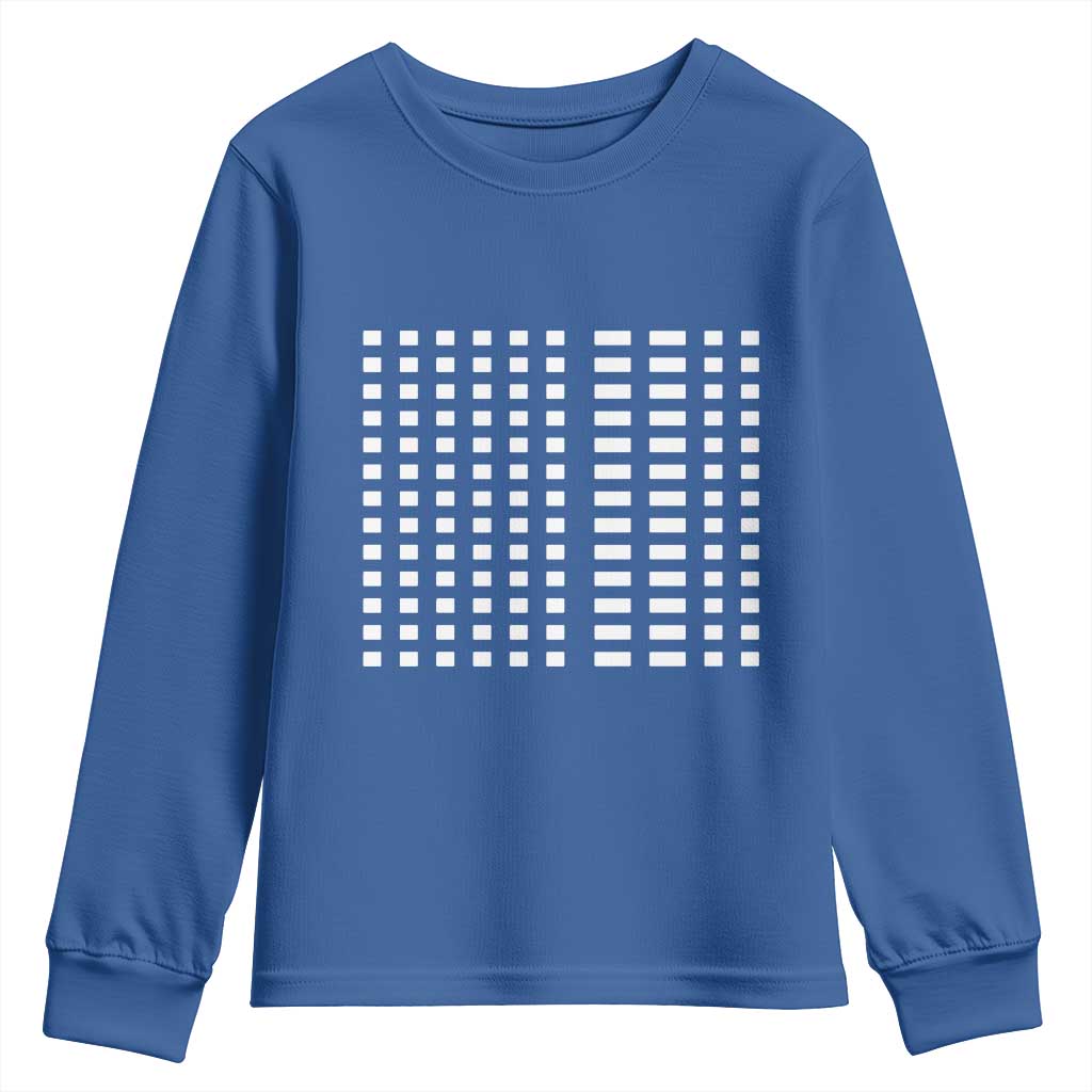 Six Seven 67 Morse Code Youth Sweatshirt Subtle Secret Gen Alpha Meme - Wonder Print Shop