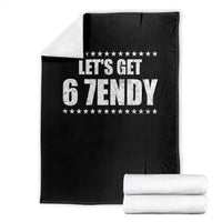 Lets Get Sendy 67 Six Seven Meme Alpha Slang Star Throw Blanket - Wonder Print Shop