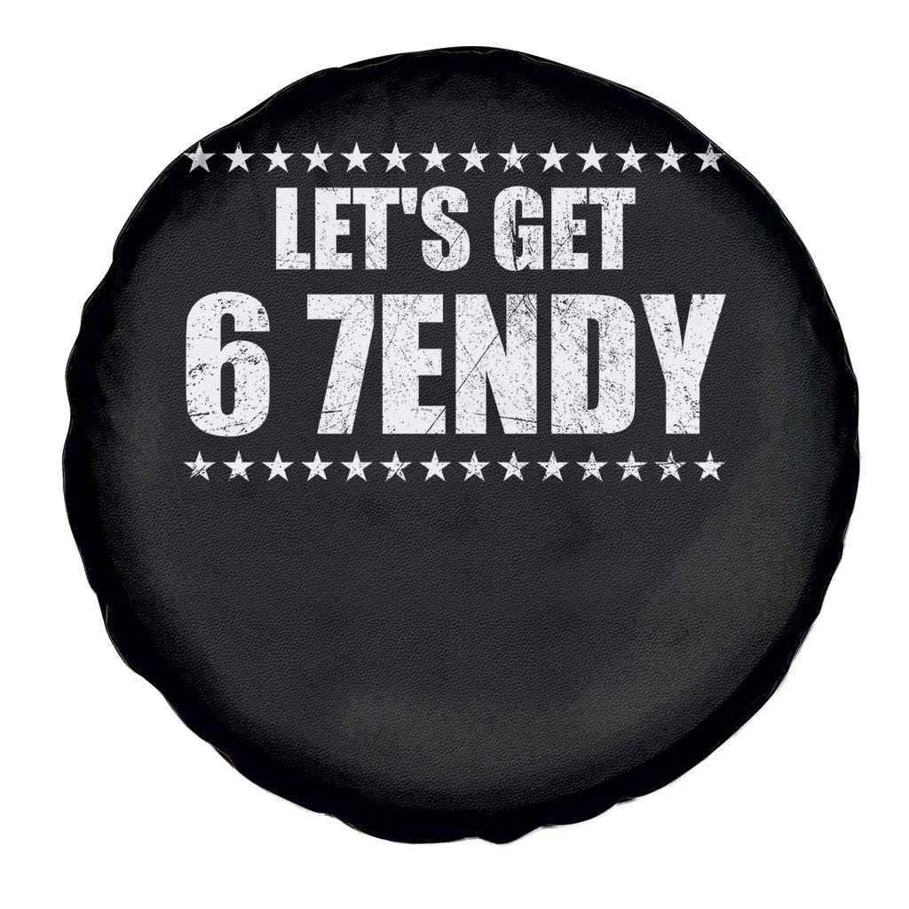 Lets Get Sendy 67 Six Seven Meme Alpha Slang Star Spare Tire Cover - Wonder Print Shop