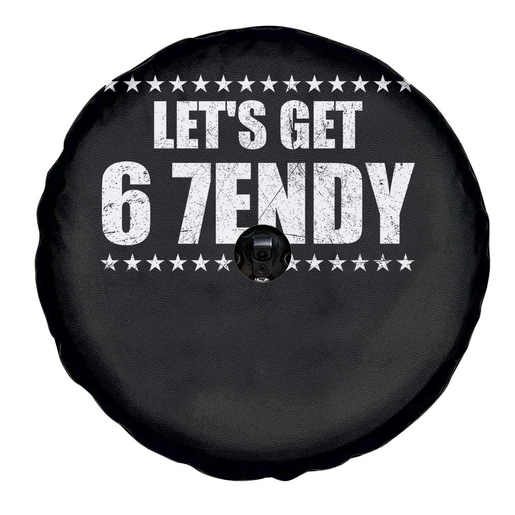 Lets Get Sendy 67 Six Seven Meme Alpha Slang Star Spare Tire Cover - Wonder Print Shop
