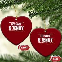 Lets Get Sendy 67 Six Seven Meme Alpha Slang Star Ceramic Ornament - Wonder Print Shop