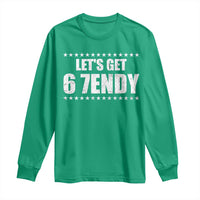 Lets Get Sendy 67 Six Seven Meme Alpha Slang Star Long Sleeve Shirt - Wonder Print Shop