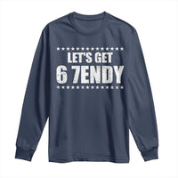 Lets Get Sendy 67 Six Seven Meme Alpha Slang Star Long Sleeve Shirt - Wonder Print Shop