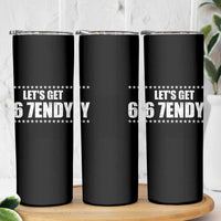 Lets Get Sendy 67 Six Seven Meme Alpha Slang Star Skinny Tumbler - Wonder Print Shop