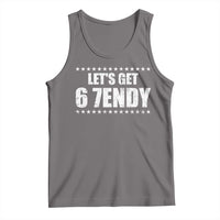 Lets Get Sendy 67 Six Seven Meme Alpha Slang Star Tank Top - Wonder Print Shop
