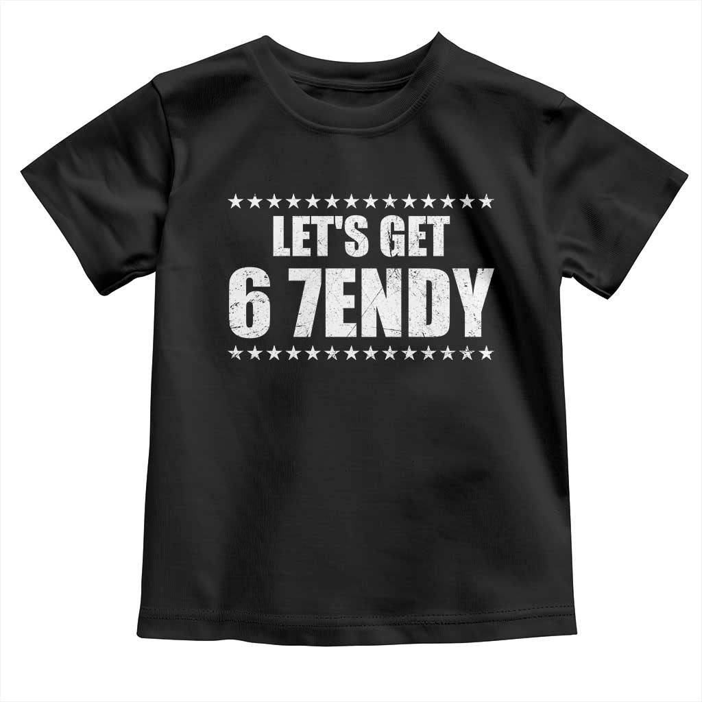 Lets Get Sendy 67 Six Seven Meme Alpha Slang Star Toddler T Shirt - Wonder Print Shop