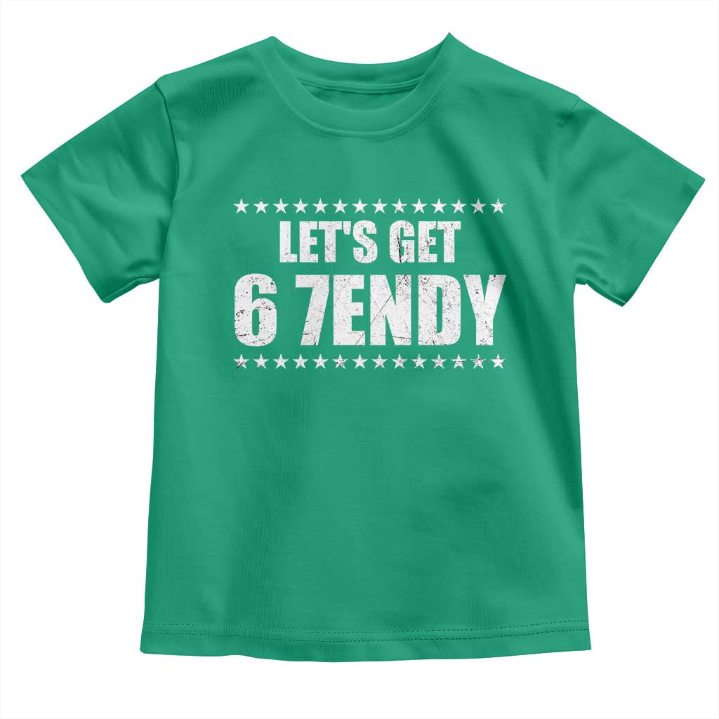 Lets Get Sendy 67 Six Seven Meme Alpha Slang Star Toddler T Shirt - Wonder Print Shop