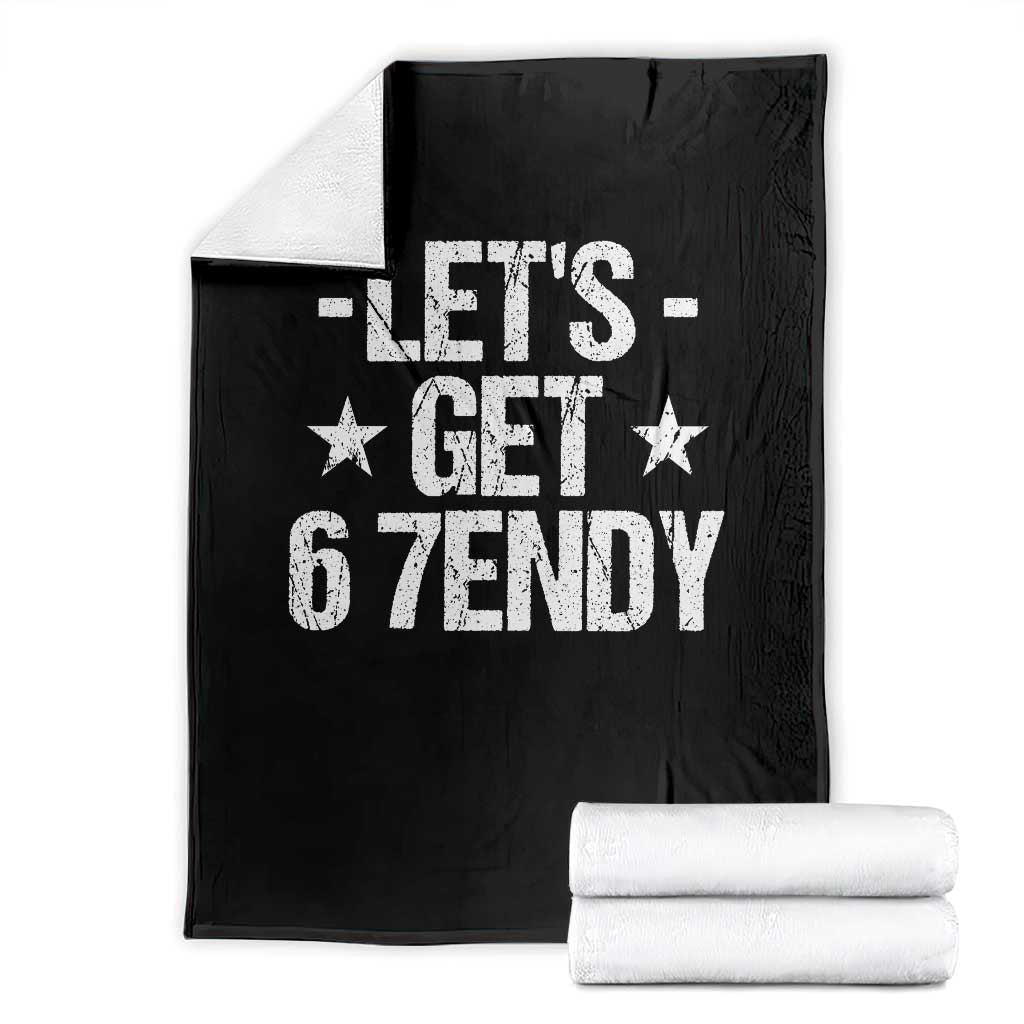 Lets Get Sendy 67 Six Seven Meme Alpha Slang Throw Blanket - Wonder Print Shop