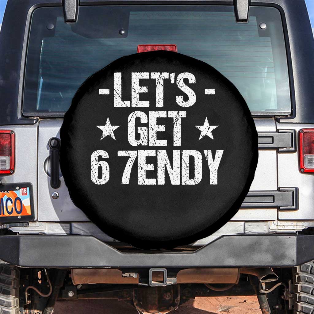 Lets Get Sendy 67 Six Seven Meme Alpha Slang Spare Tire Cover - Wonder Print Shop