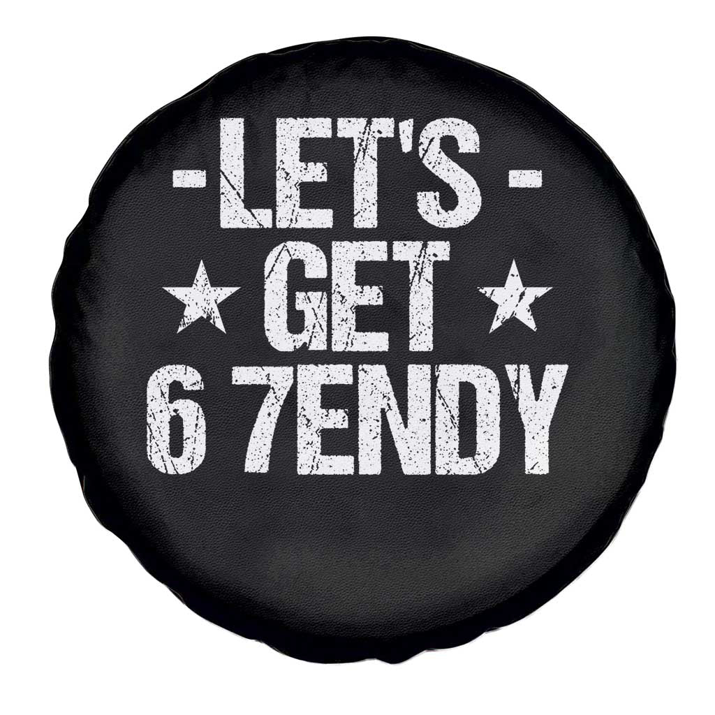 Lets Get Sendy 67 Six Seven Meme Alpha Slang Spare Tire Cover - Wonder Print Shop