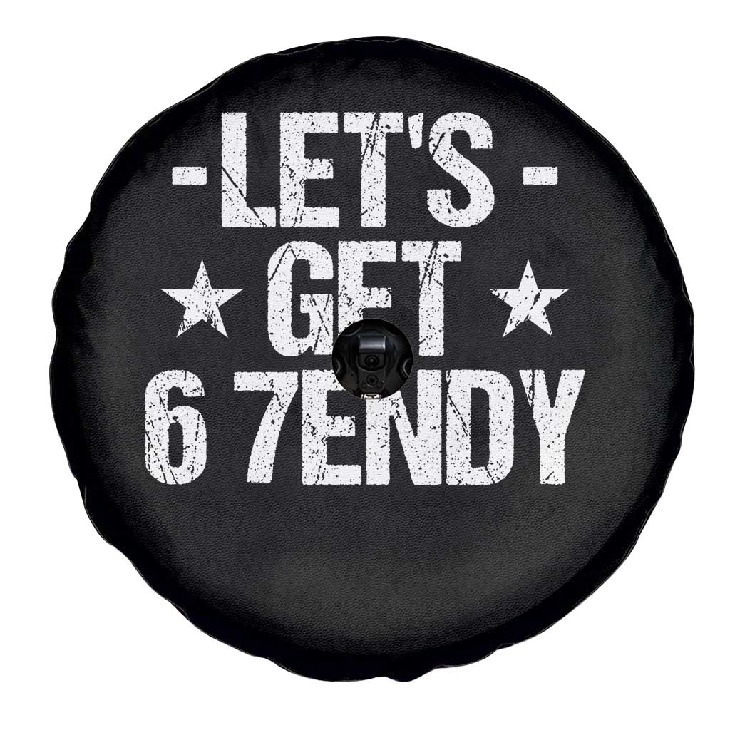 Lets Get Sendy 67 Six Seven Meme Alpha Slang Spare Tire Cover - Wonder Print Shop