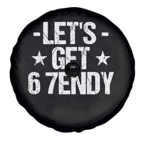 Lets Get Sendy 67 Six Seven Meme Alpha Slang Spare Tire Cover - Wonder Print Shop