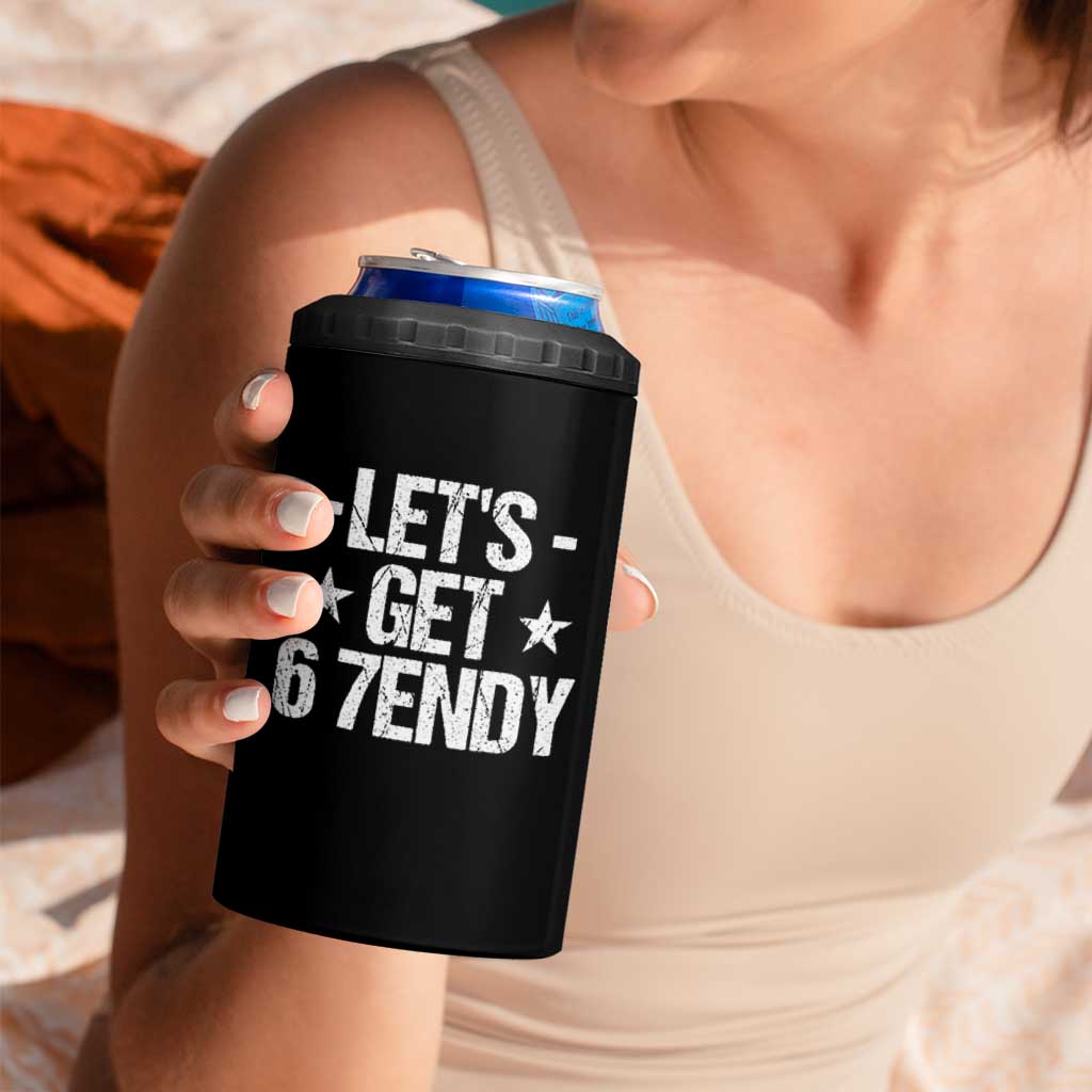 Lets Get Sendy 67 Six Seven Meme Alpha Slang 4 in 1 Can Cooler Tumbler - Wonder Print Shop