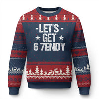 Lets Get Sendy 67 Six Seven Meme Alpha Slang Ugly Christmas Sweater - Wonder Print Shop