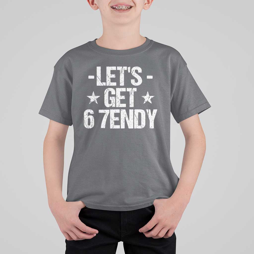 Lets Get Sendy 67 Six Seven Meme Alpha Slang T Shirt For Kid - Wonder Print Shop