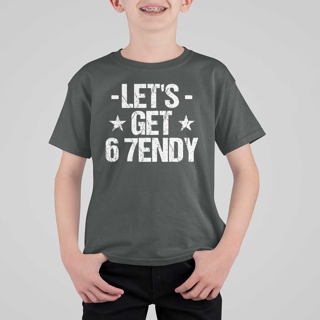 Lets Get Sendy 67 Six Seven Meme Alpha Slang T Shirt For Kid - Wonder Print Shop