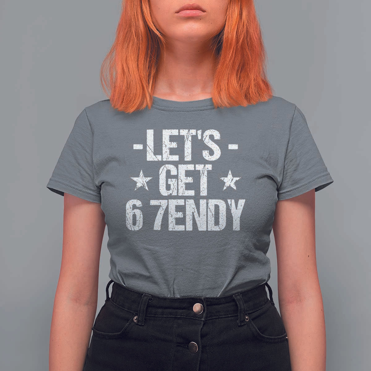 Lets Get Sendy 67 Six Seven Meme Alpha Slang T Shirt For Women - Wonder Print Shop