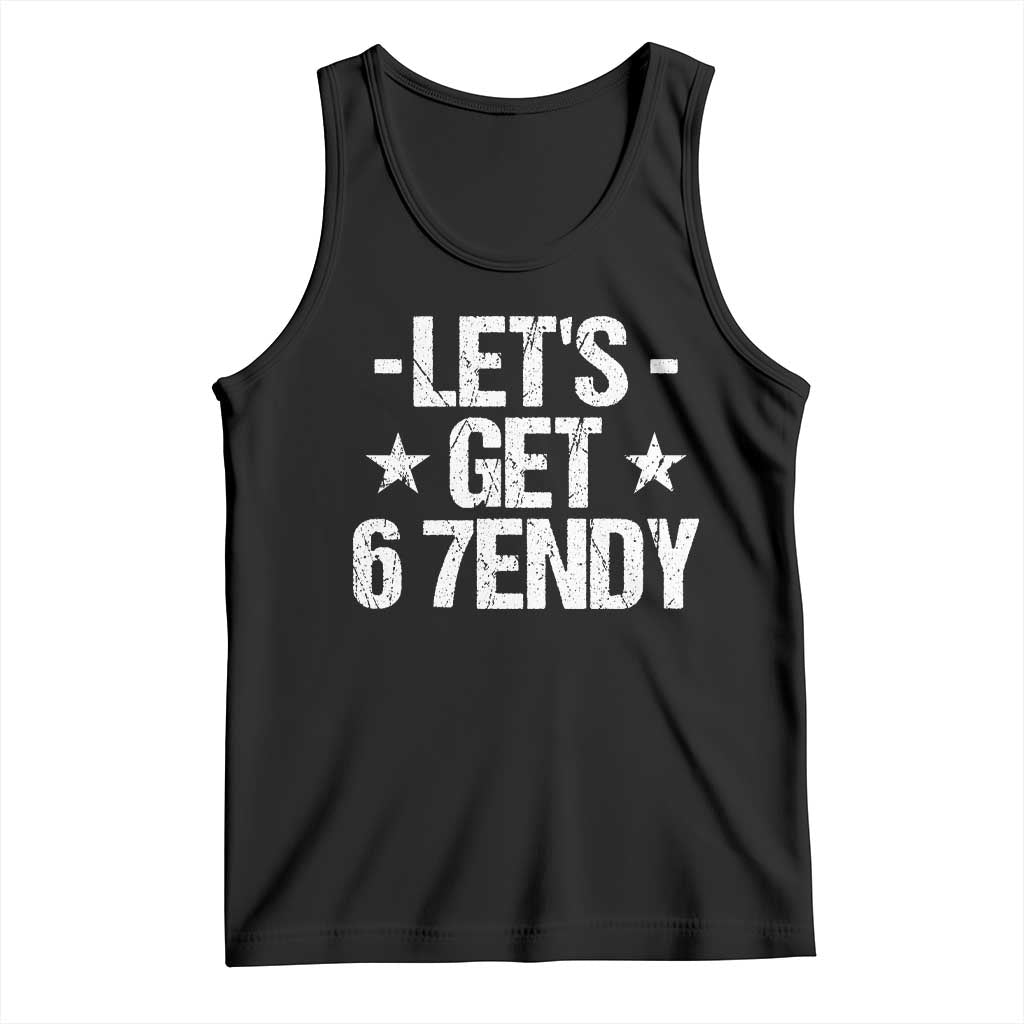 Lets Get Sendy 67 Six Seven Meme Alpha Slang Tank Top - Wonder Print Shop