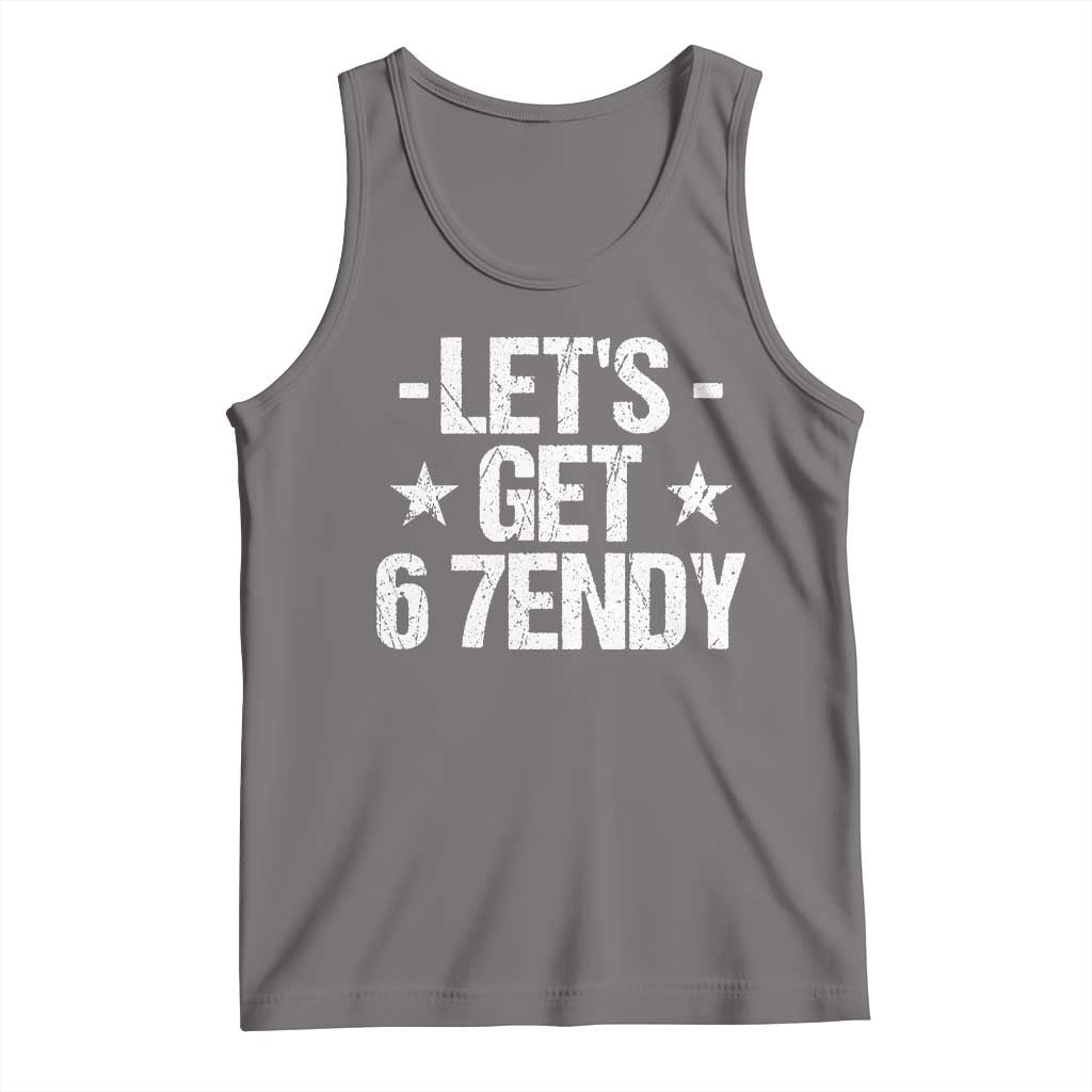 Lets Get Sendy 67 Six Seven Meme Alpha Slang Tank Top - Wonder Print Shop